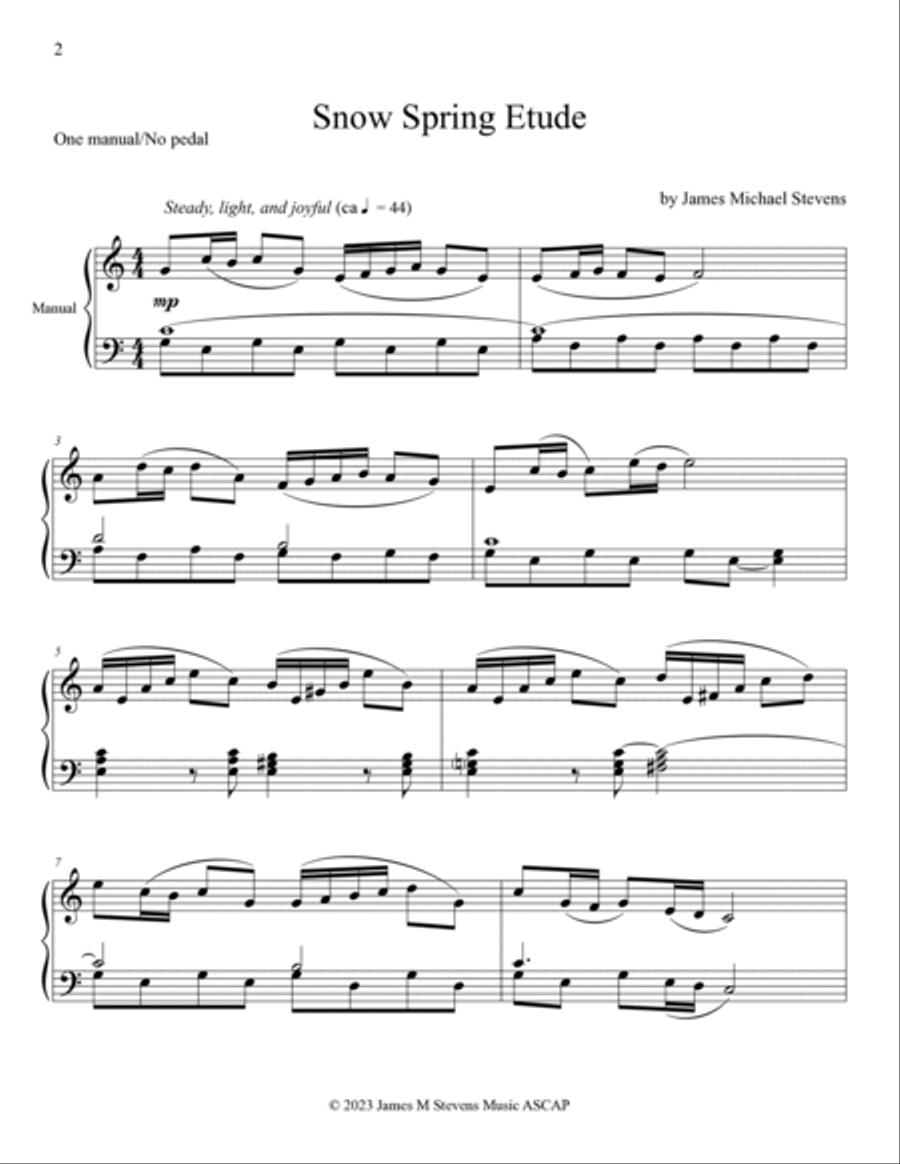 ONE Organ Book - One Manual/No Pedal Solos Organ Solo scores gallery preview page 2