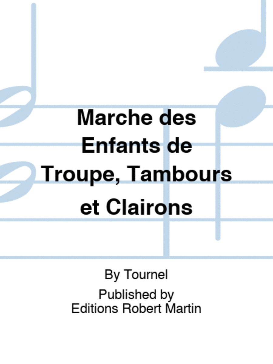 Marche des Enfants de Troupe, Tambours et Clairons Concert Band scores gallery preview page 1