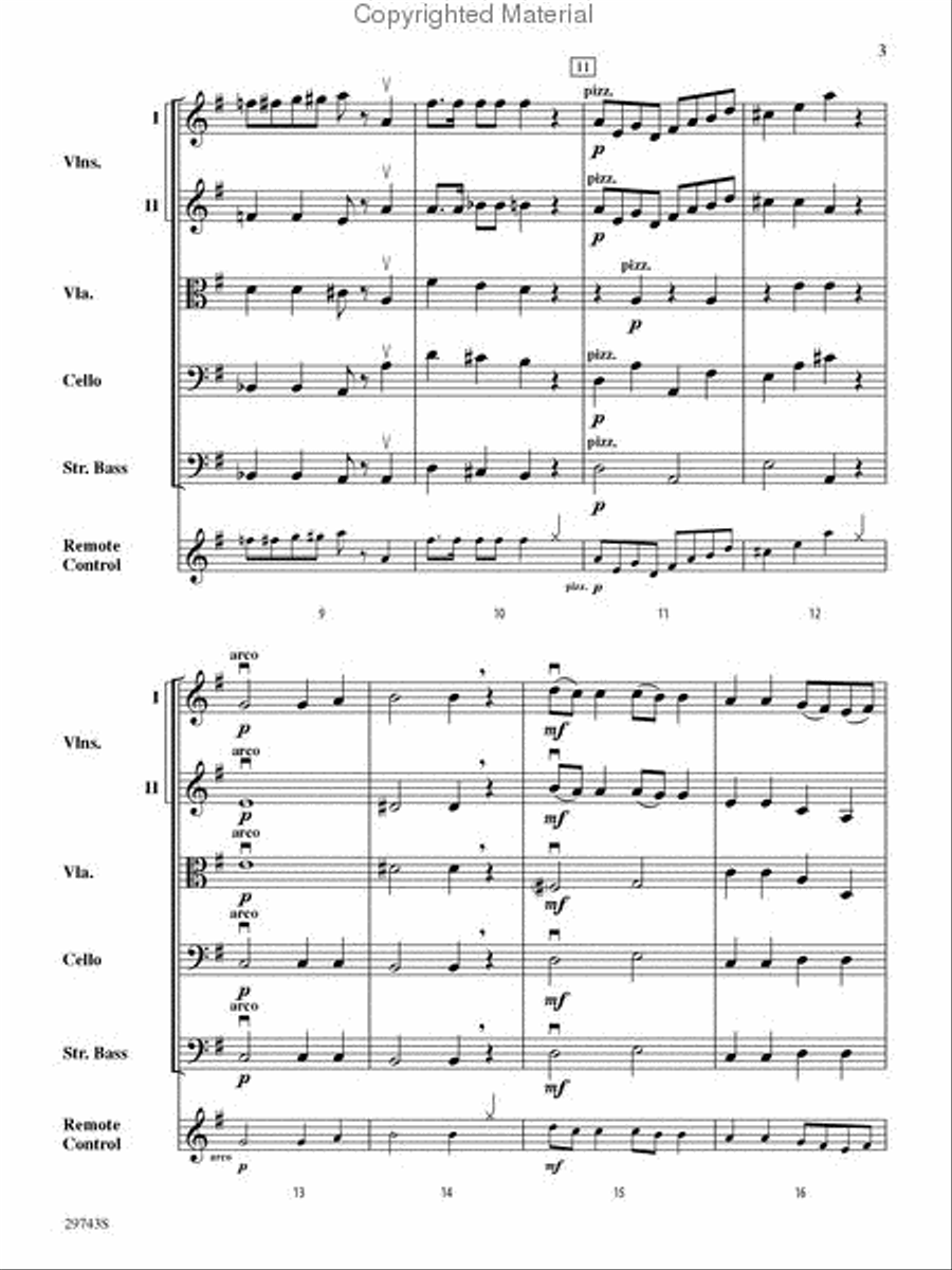 Remote Control String Orchestra scores gallery preview page 3