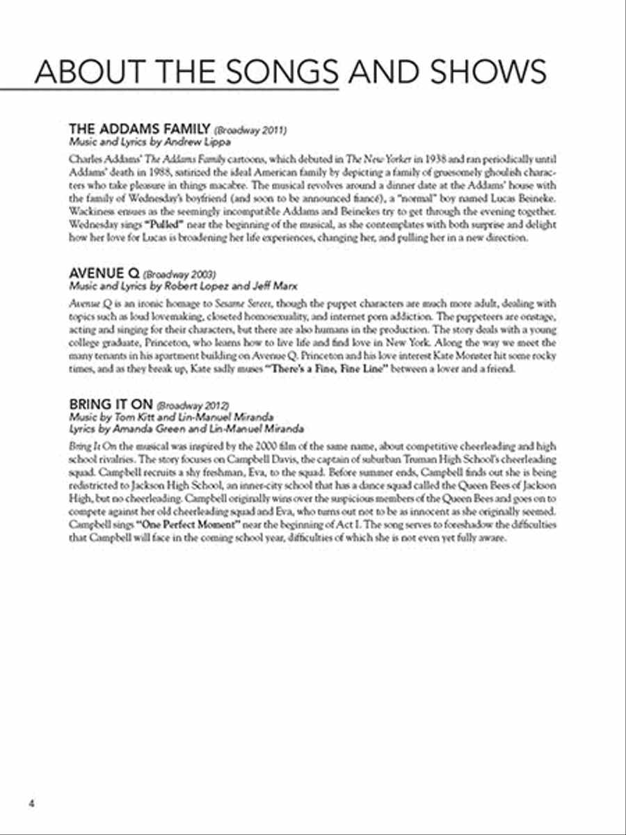 Contemporary Theatre Songs - Belter/Mezzo-Soprano Mezzo-Soprano Voice scores gallery preview page 3