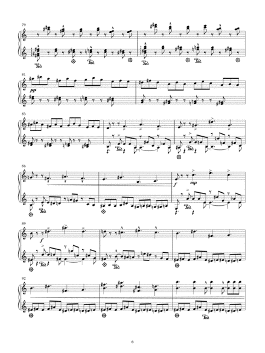 Toccata (2010) Toccata (2010) Piano Solo scores gallery preview page 6