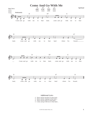 Come And Go With Me (from The Daily Ukulele) (arr. Liz and Jim Beloff)