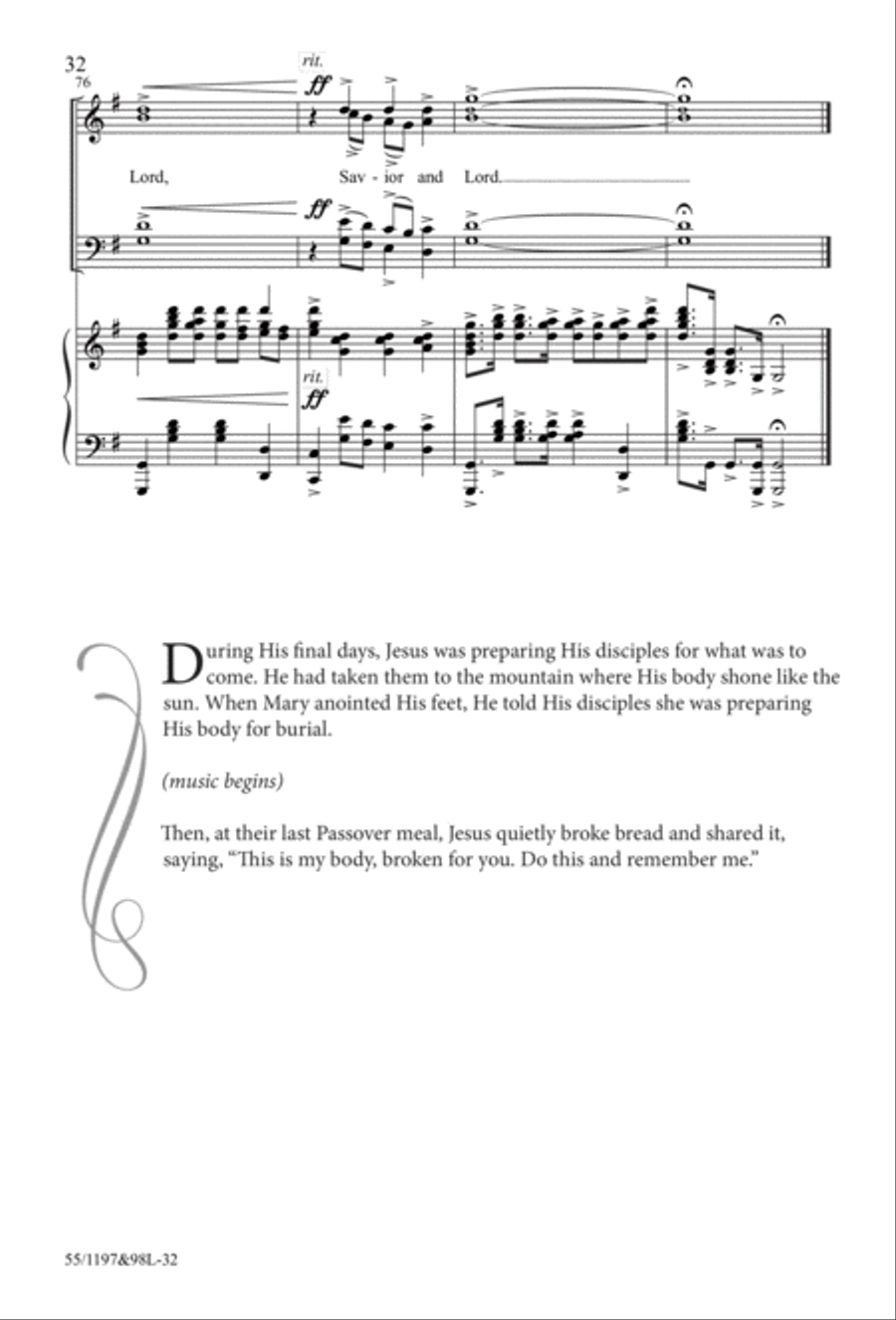 The Body of Christ 4-Part scores gallery preview page 16
