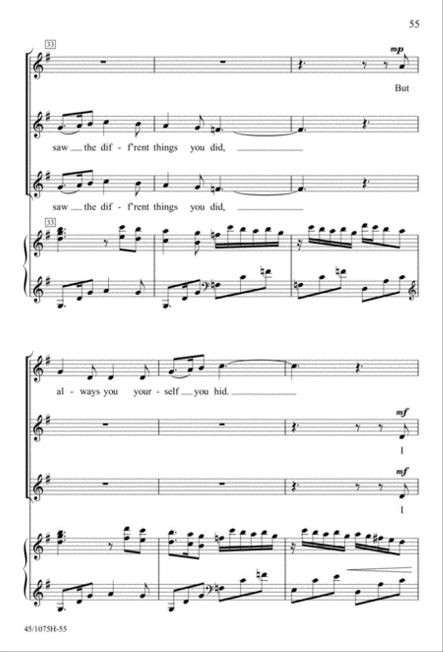 In Concert! for SSA SSA scores gallery preview page 57
