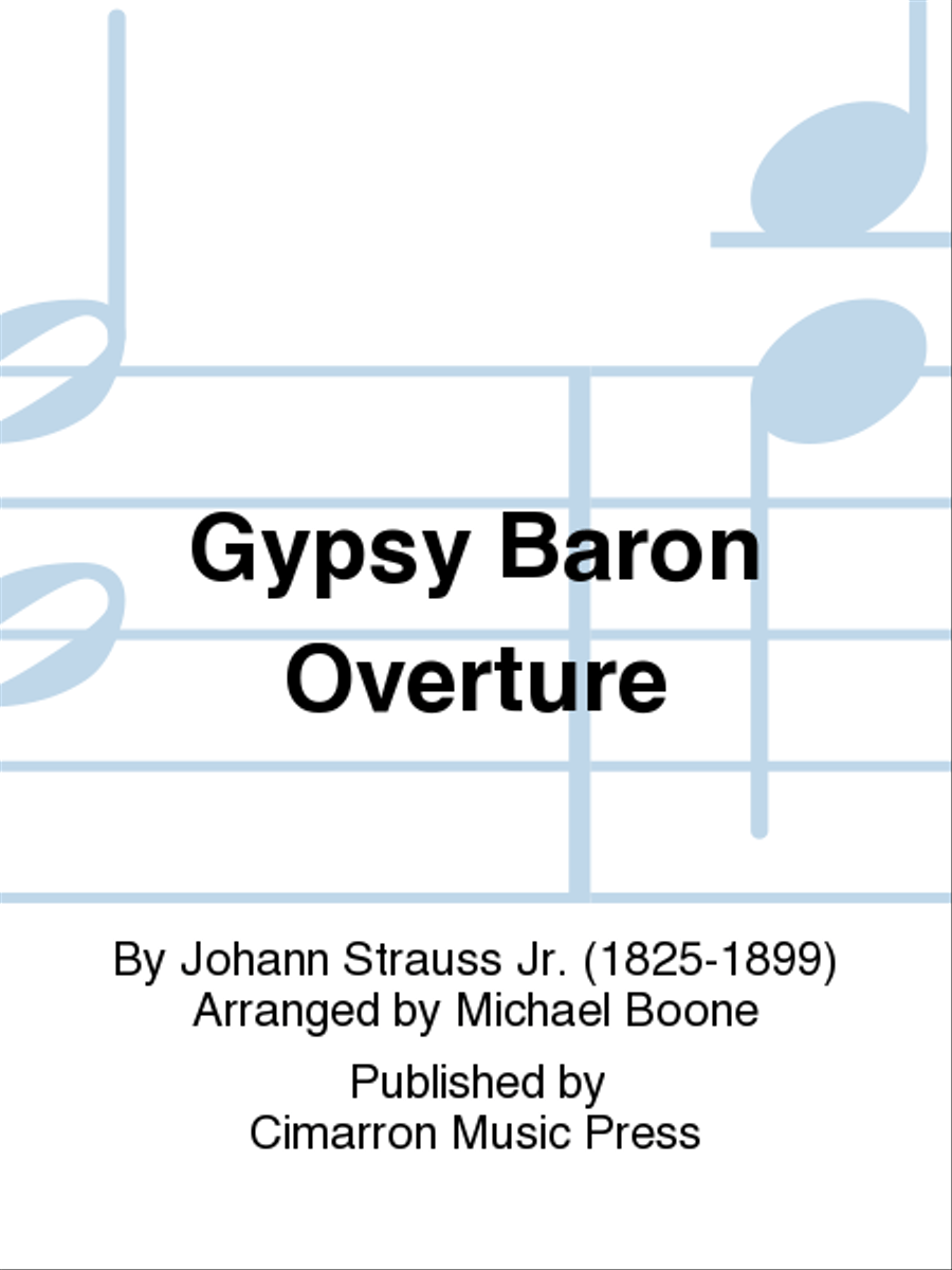 Gypsy Baron Overture Clarinet Choir scores gallery preview page 1