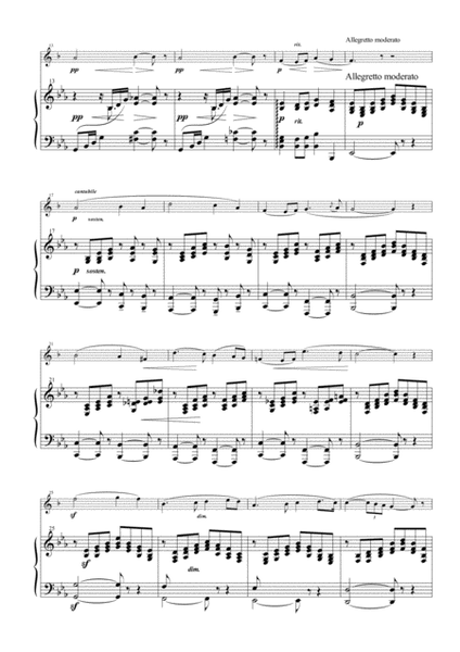 Intermezzo from "L'Arlésienne" for Clarinet and Piano image number null