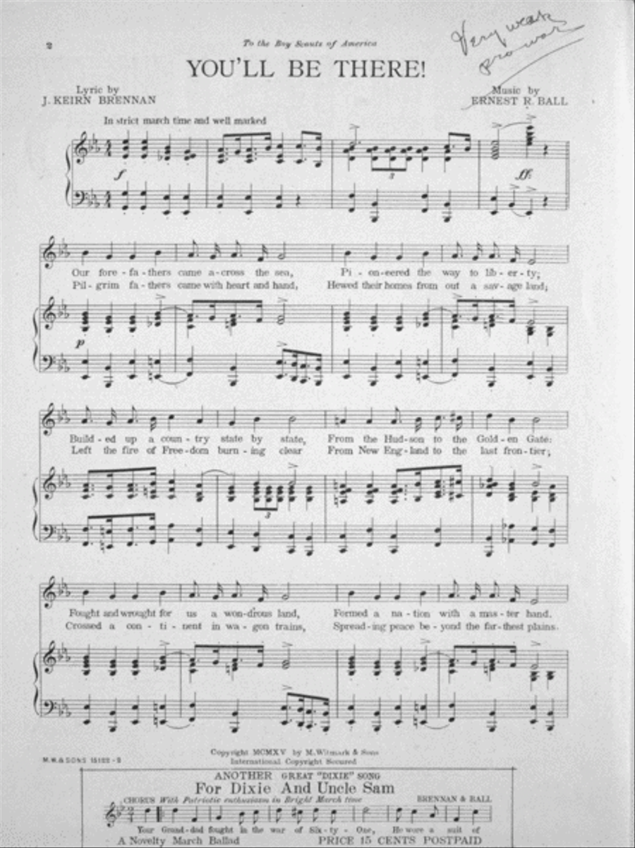 You'll Be There 3-Part scores gallery preview page 2