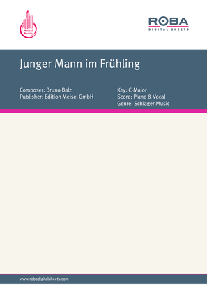 Book cover for Junger Mann im Fruhling