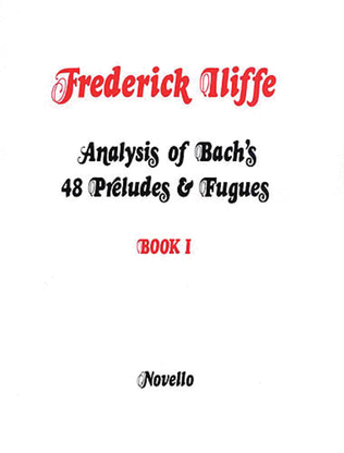 Book cover for Analysis of Bach's 48 Preludes & Fugues - Book 1
