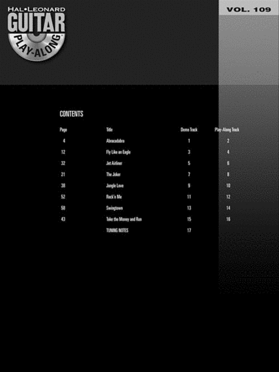 Steve Miller Guitar Tablature scores gallery preview page 3