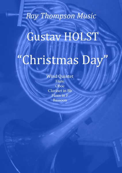 Holst: "Christmas Day" (A Choral Fantasy on Old Carols) - wind quintet image number null