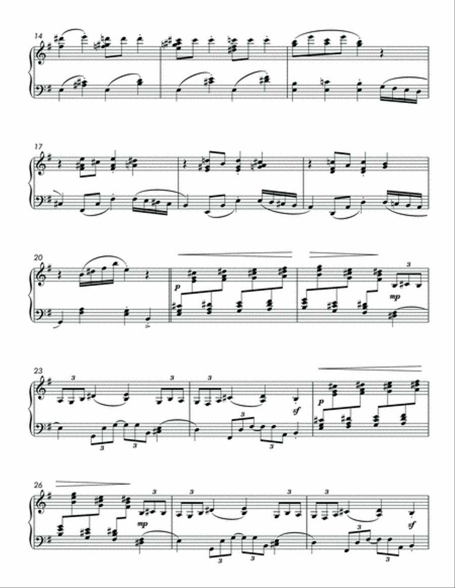 Dance of the Sugar Plum Fairy (Late Intermediate Piano) Piano Solo scores gallery preview page 3