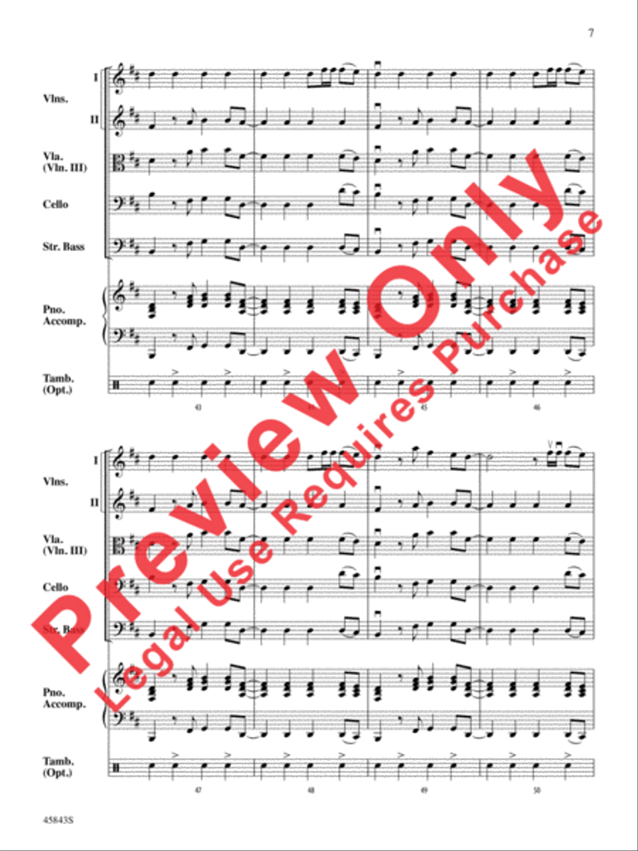 Work from Home String Orchestra scores gallery preview page 8