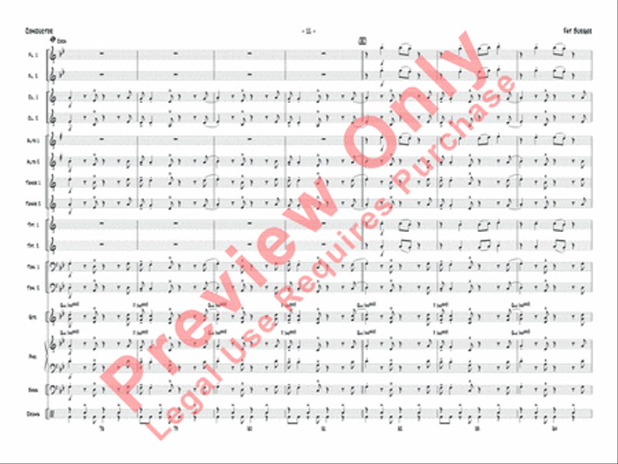 Fat Burger Jazz Ensemble scores gallery preview page 14