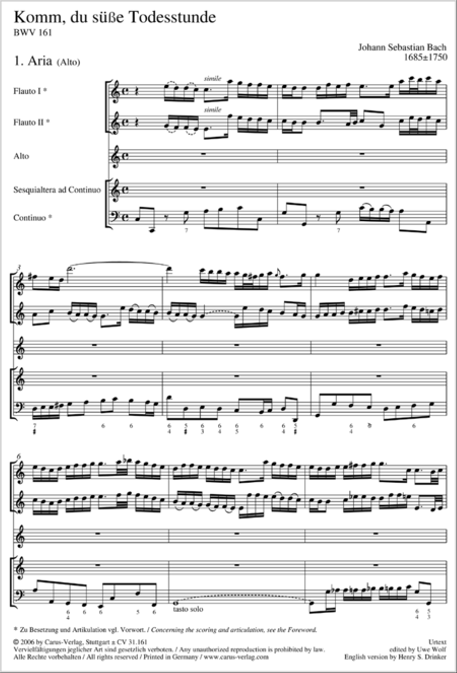 Komm, du susse Todesstunde 4-Part scores gallery preview page 40