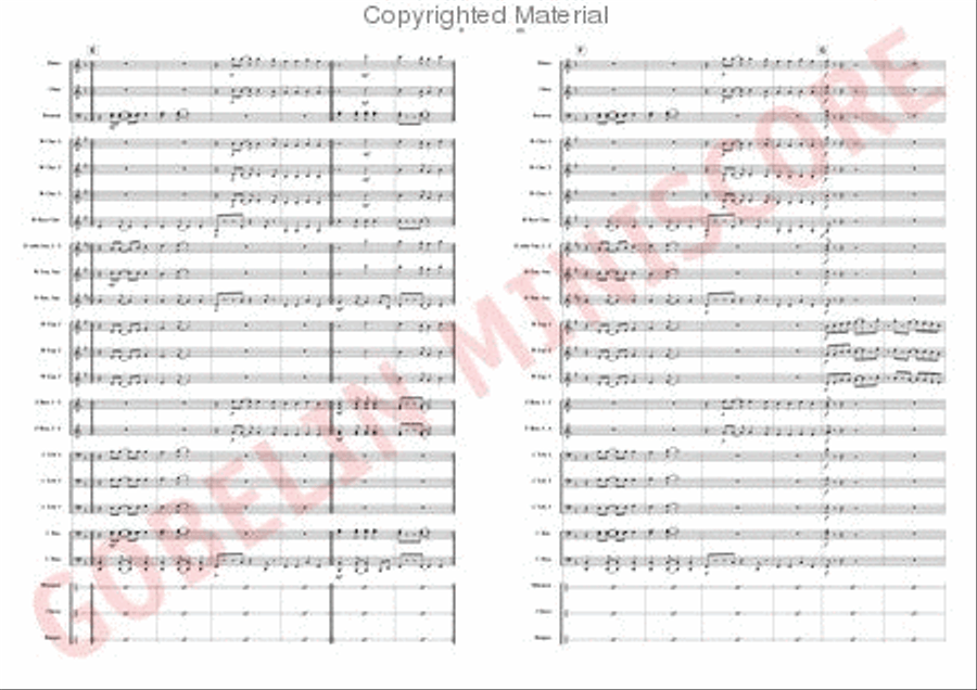 Christmas Calypso Concert Band scores gallery preview page 5