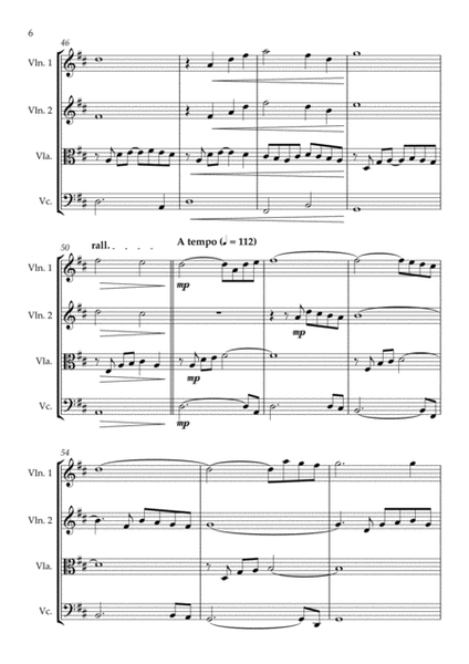 The Bridal Chorus - for String Quartet image number null