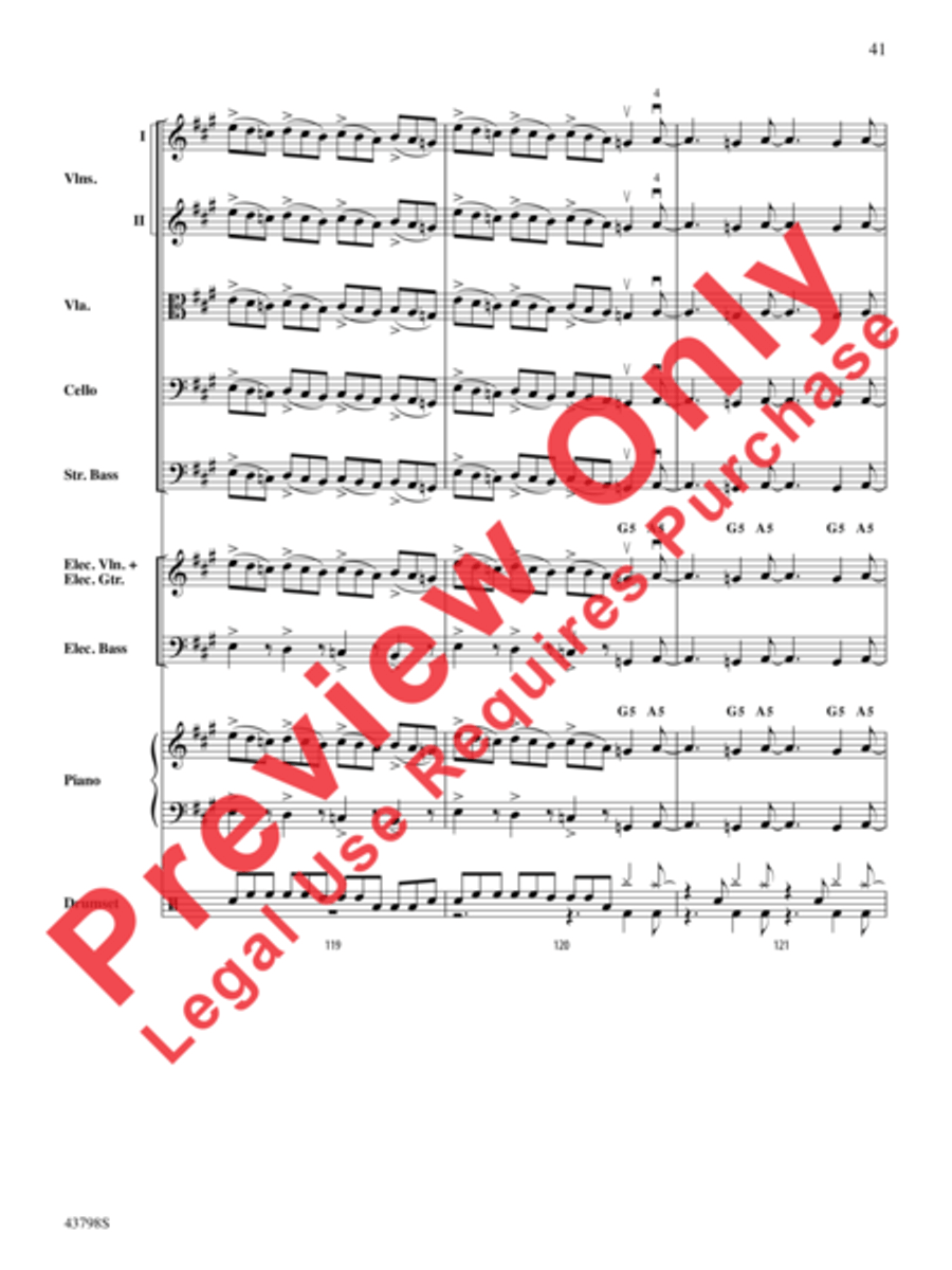 Siberian Sleigh Ride Siberian Sleigh Ride String Orchestra scores gallery preview page 37