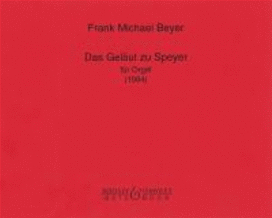 Das Gelaut zu Speyer Organ scores gallery preview page 1
