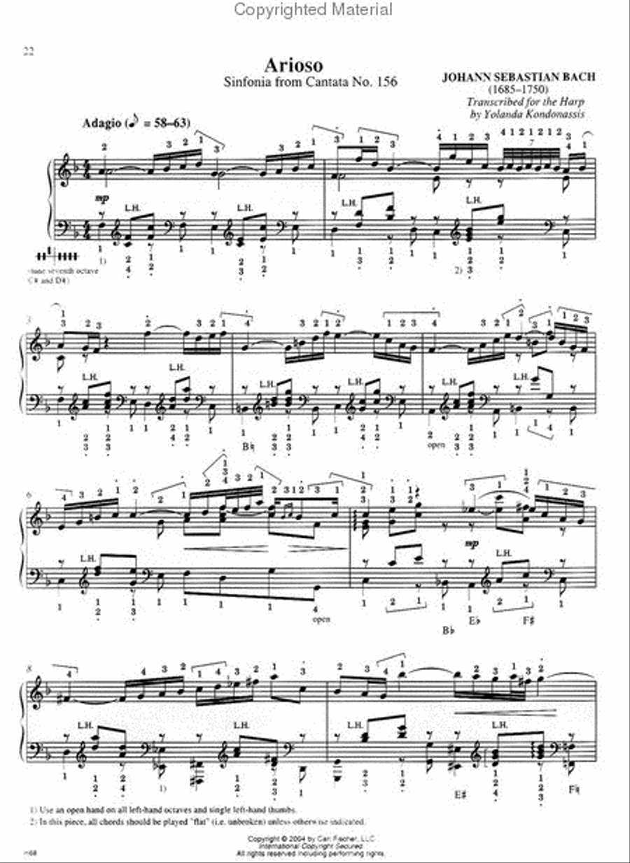 The Yolanda Kondonassis Collection Harp scores gallery preview page 2