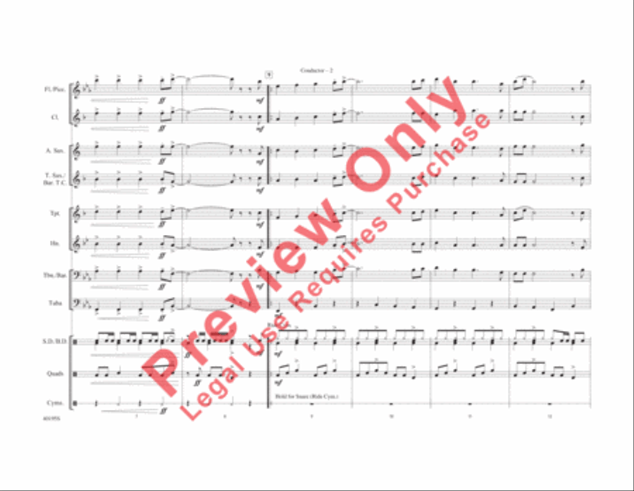 She Loves You Marching Band scores gallery preview page 9