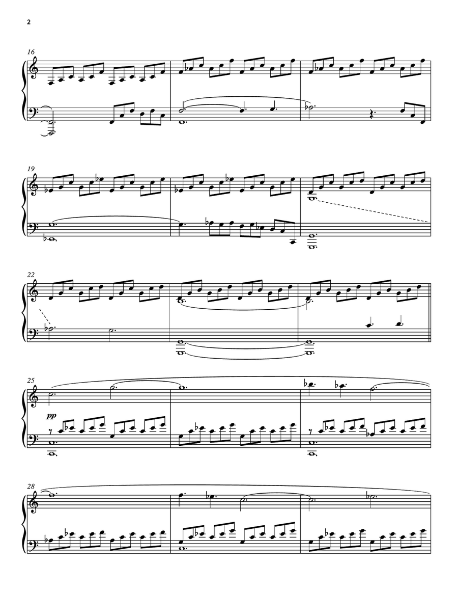 White Palace (Hollow Knight Piano Collections) Piano Solo scores gallery preview page 5