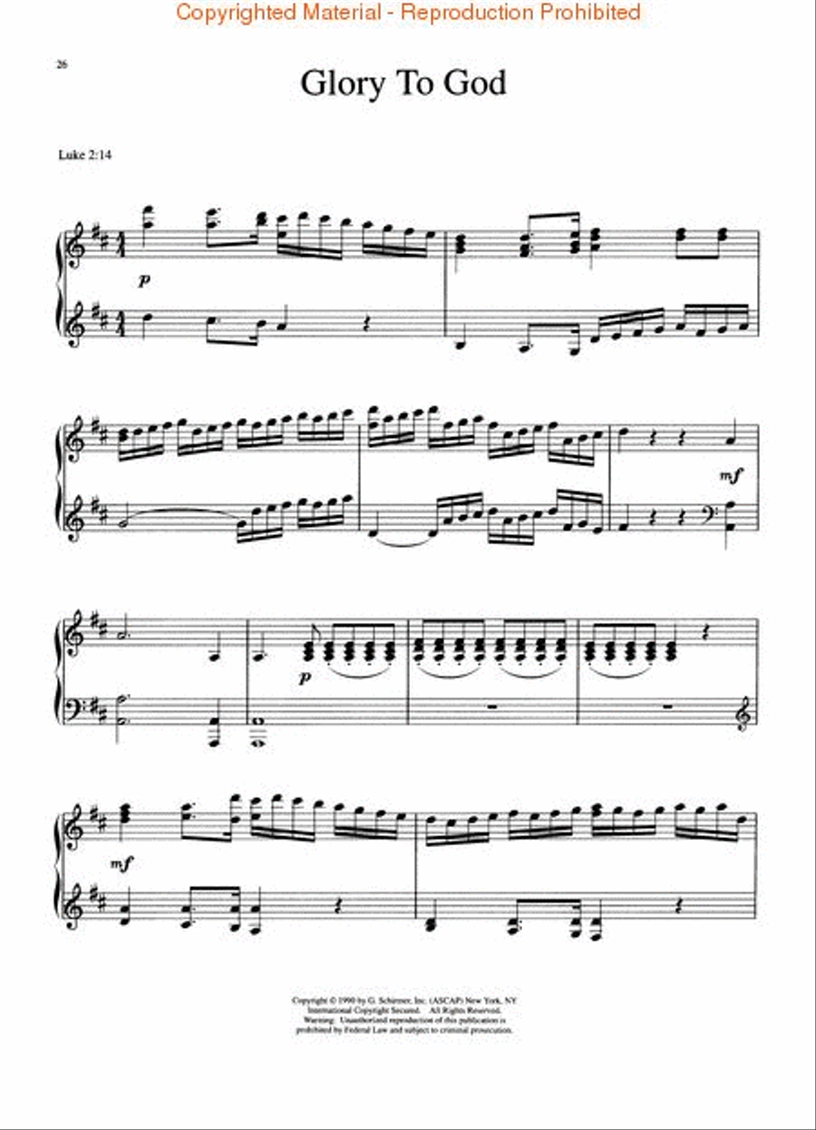 Selections from Messiah Piano Solo scores gallery preview page 4