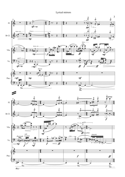 Umberto BOMBARDELLI: Lyrical mirrors (ES-23-012) - Score Only