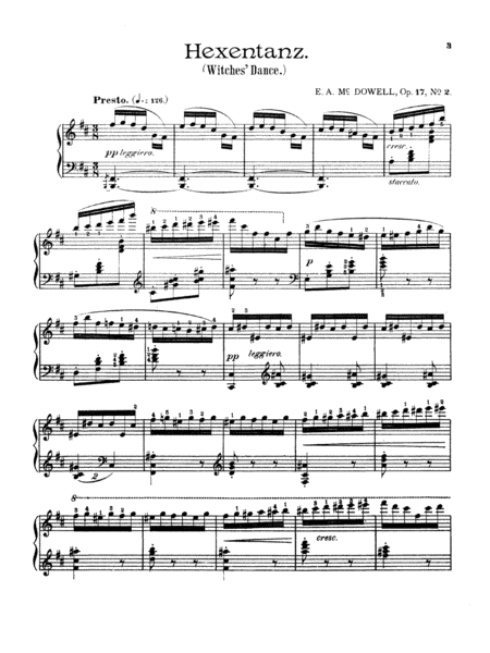 Witches Dance, Op. 17, No. 2