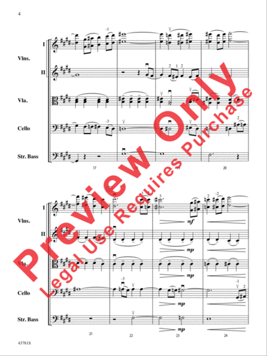 Vocalise Vocalise String Orchestra scores gallery preview page 5