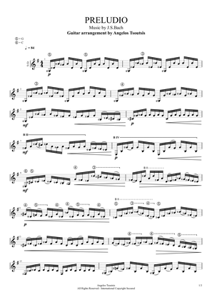 Book cover for Cello Suite No.1 in G major, BWV 1007 : Prelude