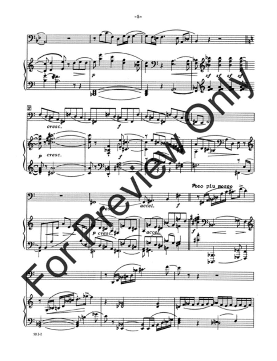 Nocturne Bass Clarinet scores gallery preview page 8