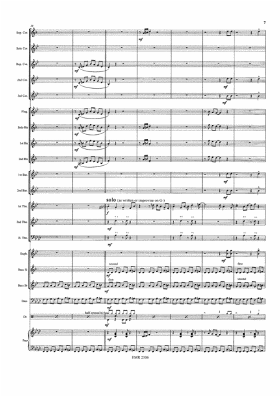 Peter Gunn Brass Band scores gallery preview page 8