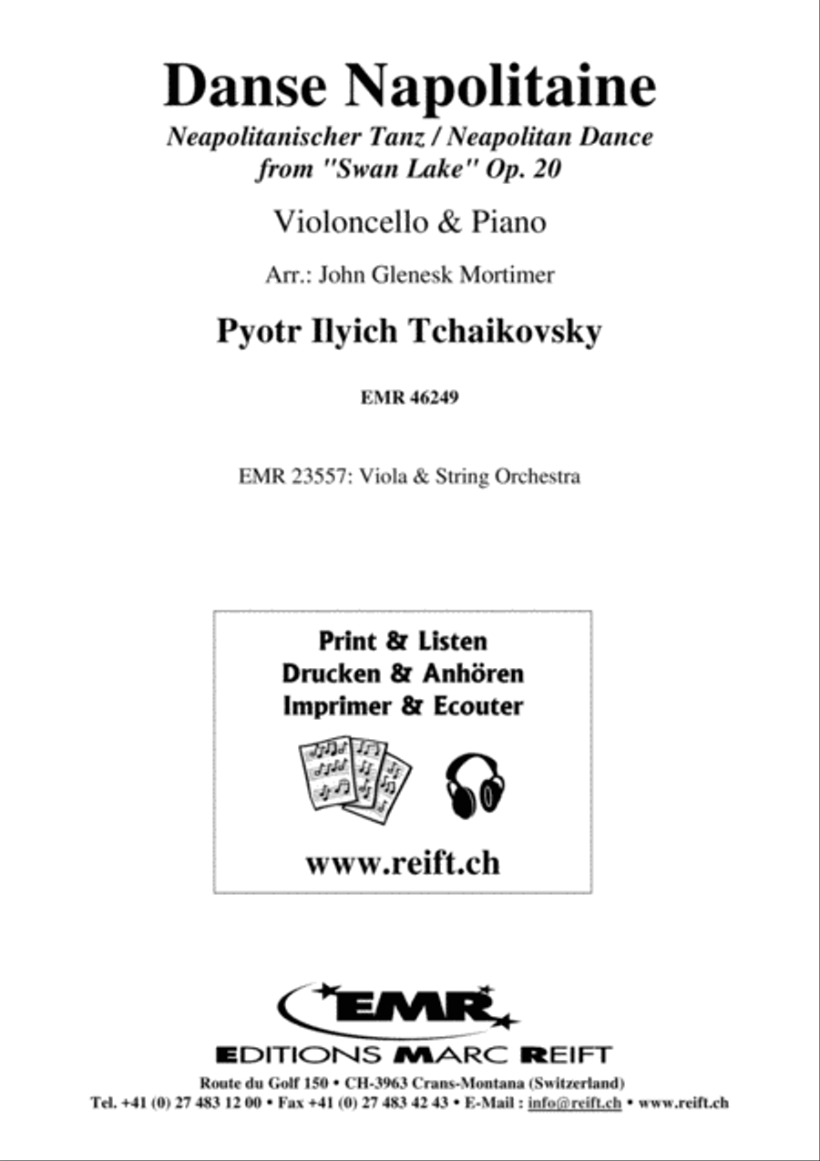Danse Napolitaine Piano Accompaniment scores gallery preview page 1