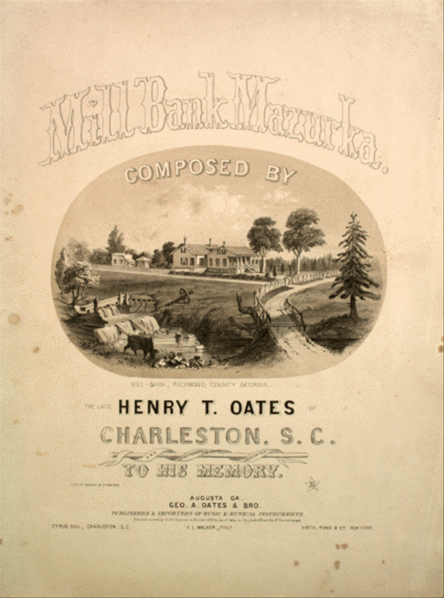 Mill Bank Mazurka Piano Solo scores gallery preview page 1