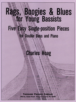 Book cover for Rags, Boogies & Blues for Young Bassists