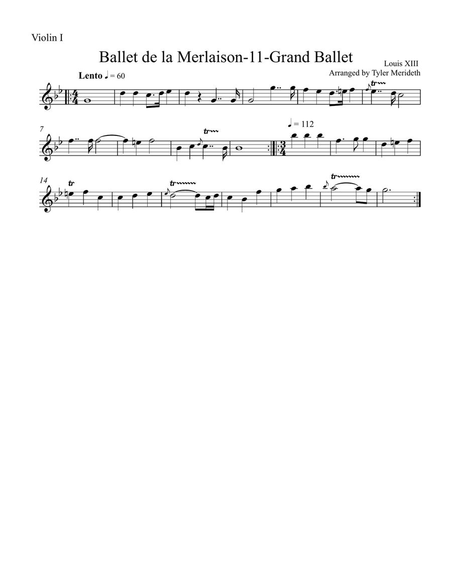 Ballet de la Merlaison Ballet de la Merlaison Small Ensemble scores gallery preview page 4