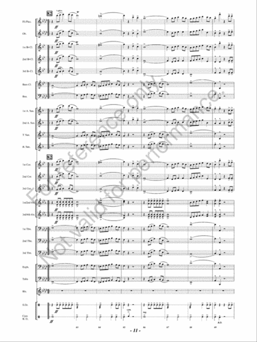 March Kings Concert Band scores gallery preview page 14