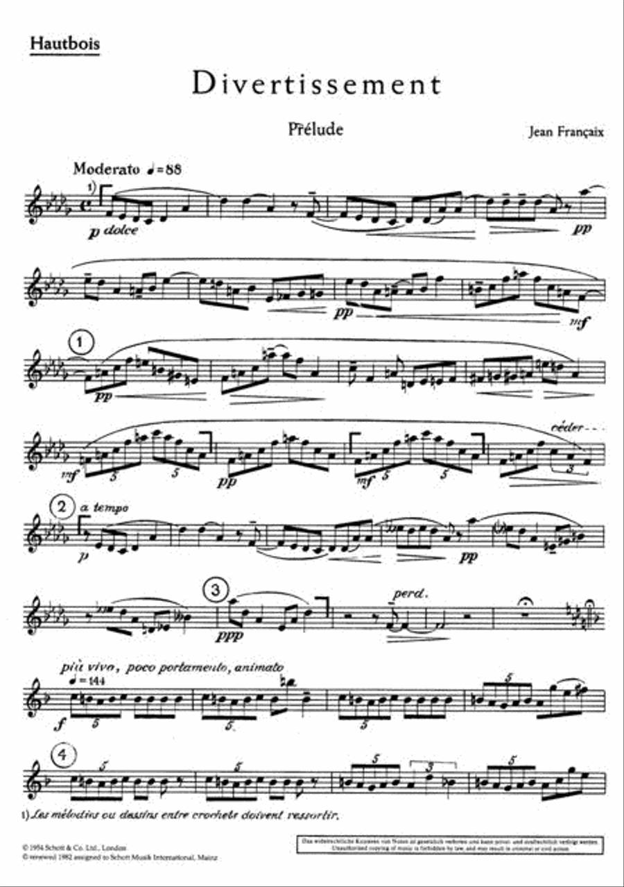 Divertissement Woodwind Ensemble scores gallery preview page 2