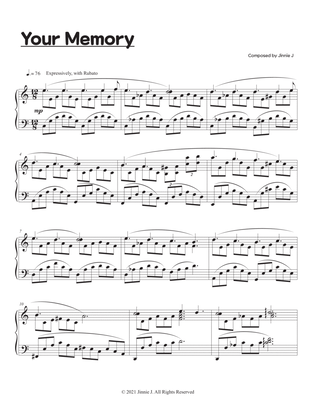 Your Memory (Original Piano Composition)