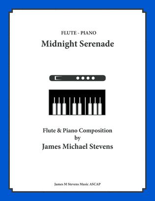 Book cover for Midnight Serenade - Flute & Piano