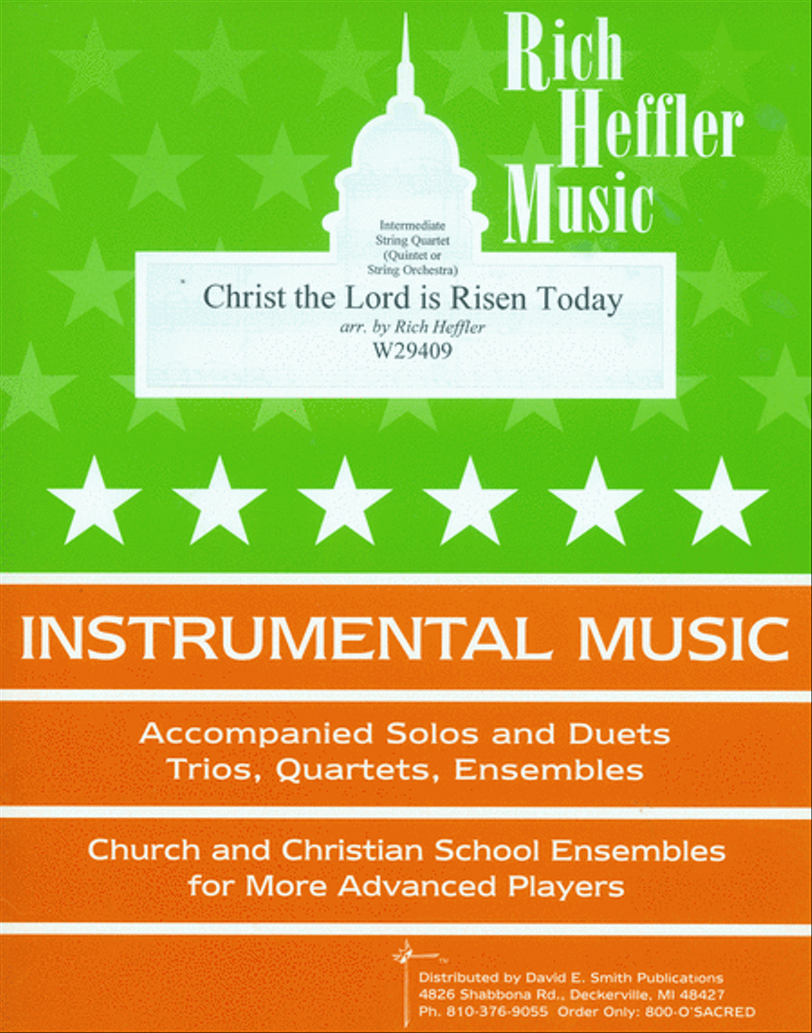 Christ The Lord Is Risen Today String Orchestra scores gallery preview page 1