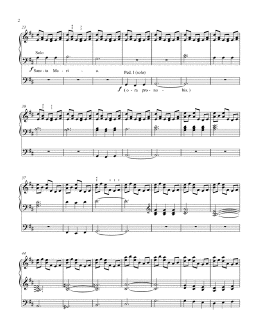 Quarant 'ore Quarant 'ore Organ Solo scores gallery preview page 2