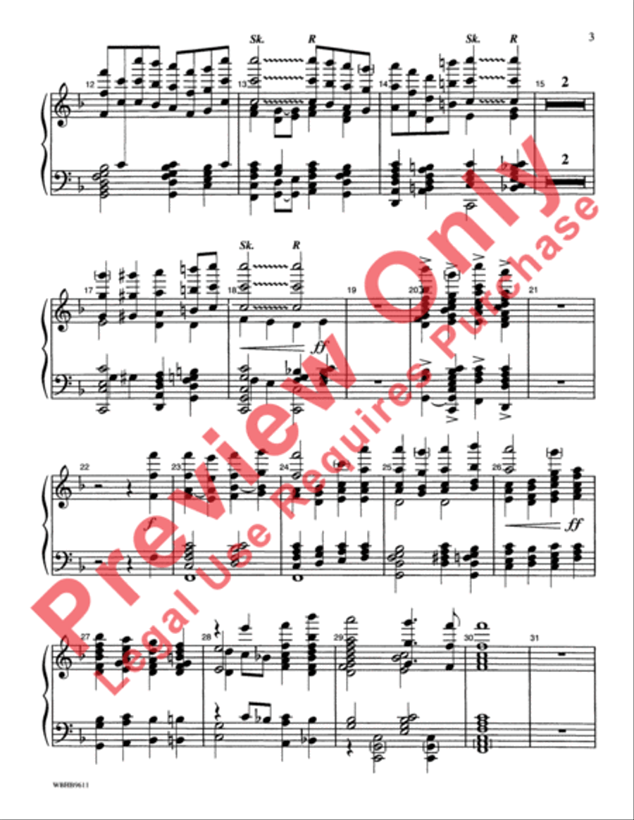 Tidings! (A Christmas Carol Fantasy) Handbell Choir scores gallery preview page 3