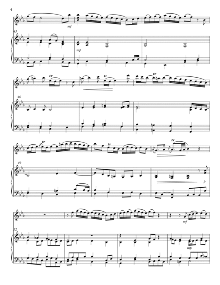 Bach - Wachet Auf, arranged for violin solo and piano
