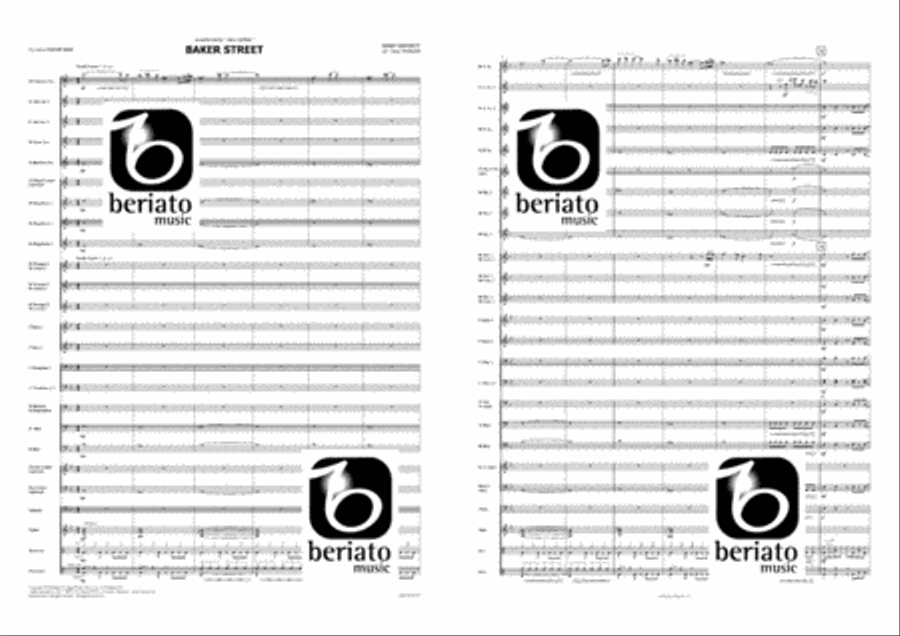 Baker Street Fanfare Band scores gallery preview page 2