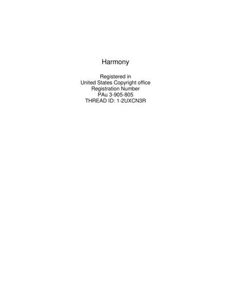 Harmony: The Text Book