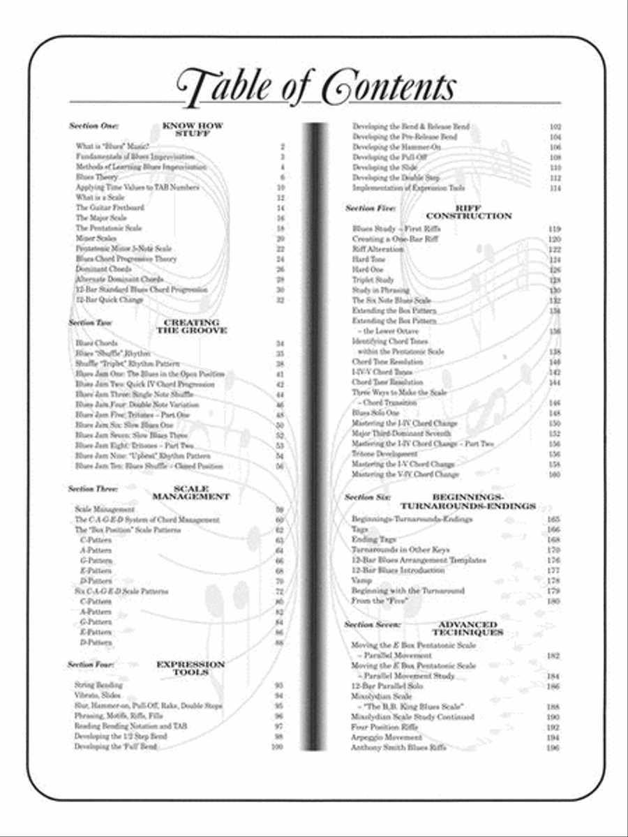 Everything About Playing the Blues Electric Guitar scores gallery preview page 5