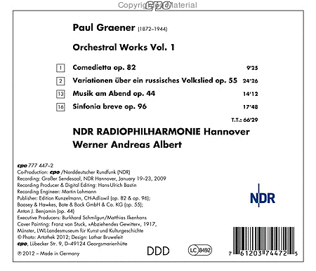 Volume 1: Orchestral Works