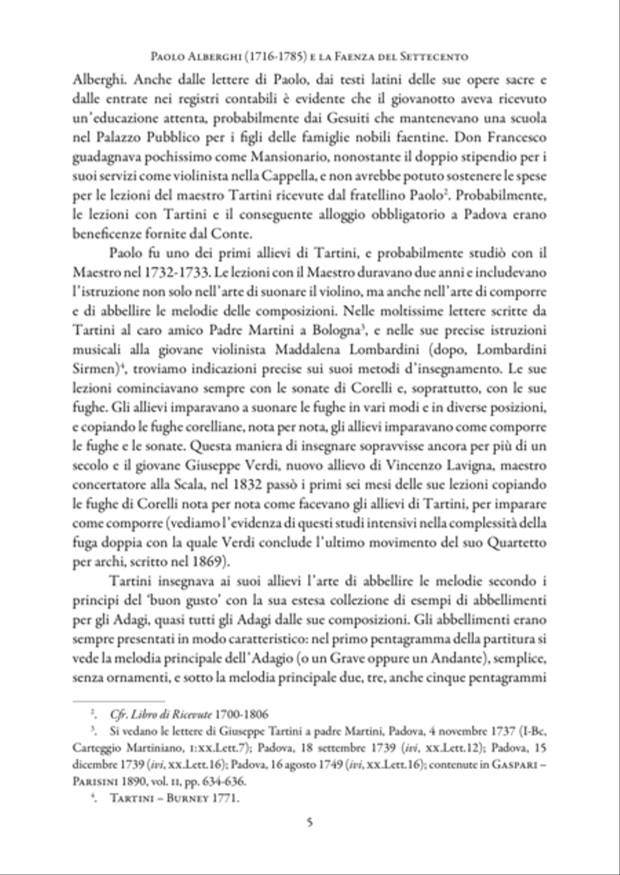 La tradizione violinistica italiana nel ’700 Violin scores gallery preview page 16